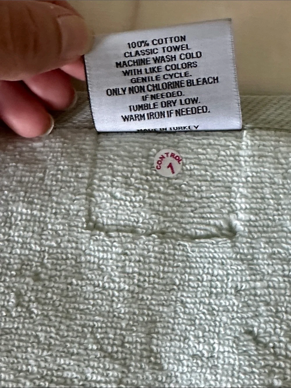 Quince Mint Green Wash Cloth - Set of 2
